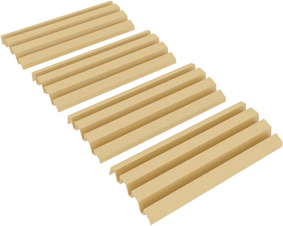 Feldherr Support Plastique Jaune Pour Rumikub Édition Grands Nombres - 3 Slots Robuste Et Empilable