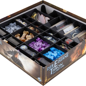 Feldherr Organizer kompatibel mit Der Eiserne Thron - Das Brettspiel Zweite Edition - Grundspielbox