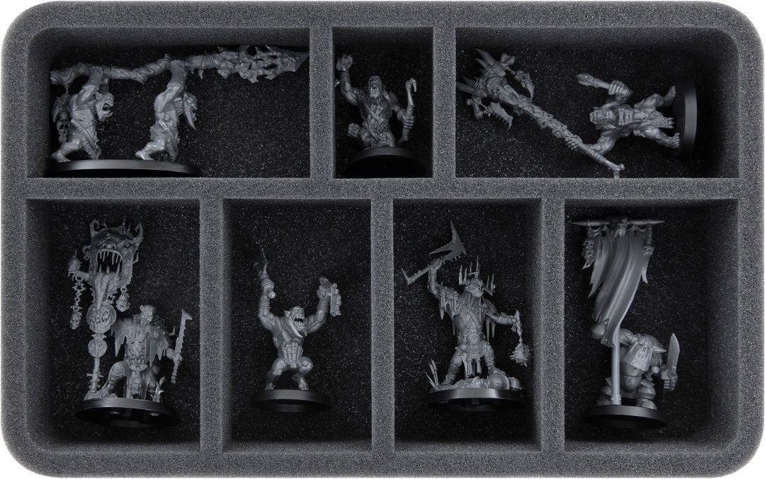 Feldherr Schaumstoffeinlage Für War Dogs – Maßgeschneidertes Insert Für Zwei Miniaturen (Half-Size)