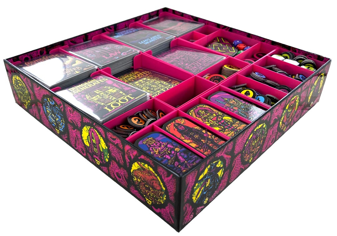 Organizer Feldherr Per Tiny Epic Pirates: Curse Of Amdiak – Portapedine In Plastica, 167x108x18 Mm – Per Carte E Regolamento
