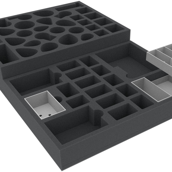 Feldherr foam tray set + token holders for Warhammer Quest - Blackstone Fortress - core game box