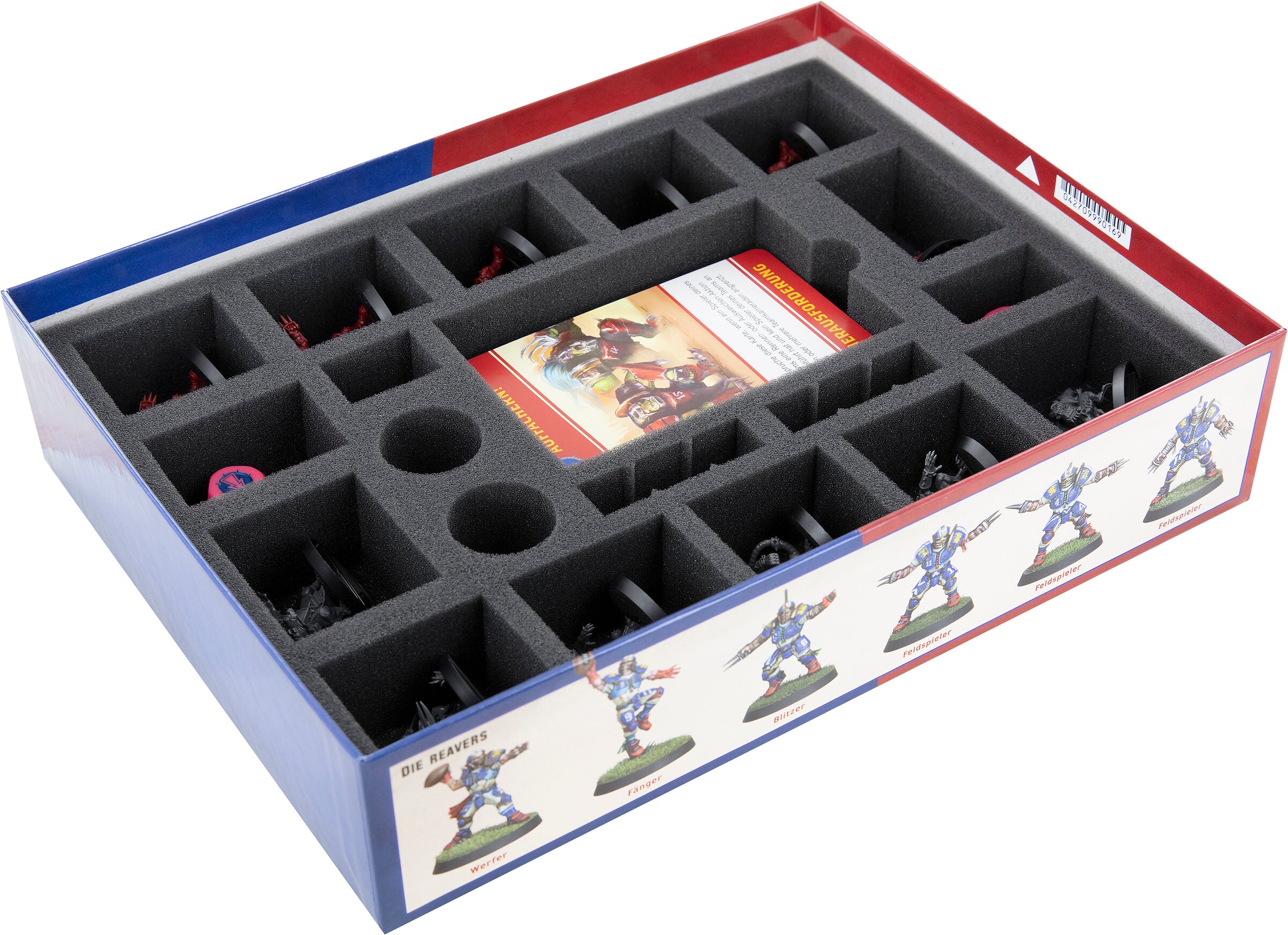 Feldherr Schaumstoff-Set Für Blitz Bowl: Season 2 – Aufbewahrung Für Miniaturen & Zubehör