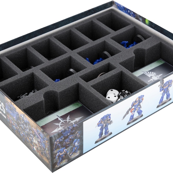 Feldherr foam set for Space Marine Adventures - Doomsday Countdown - board game box