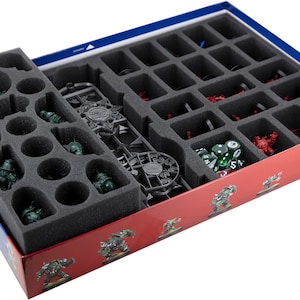 Feldherr Schaumstoff-Set kompatibel mit Blood Bowl - Edition Zweite Spielzeit - Brettspielbox