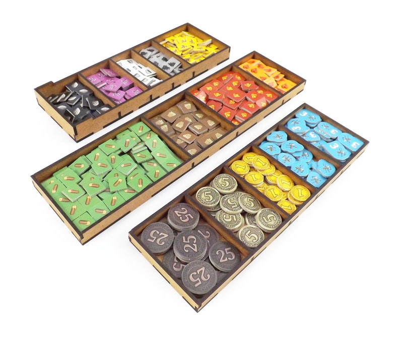 Boardgame Organizer Insert for The Colonists and expansion Ante Portas image 8