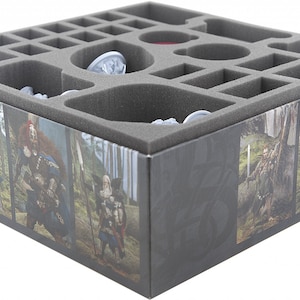 Feldherr Schaumstoff-Set kompatibel mit Blood Rage Brettspielbox