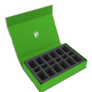 Feldherr Magnetbox grün kompatibel mit Frosthaven - Miniaturen