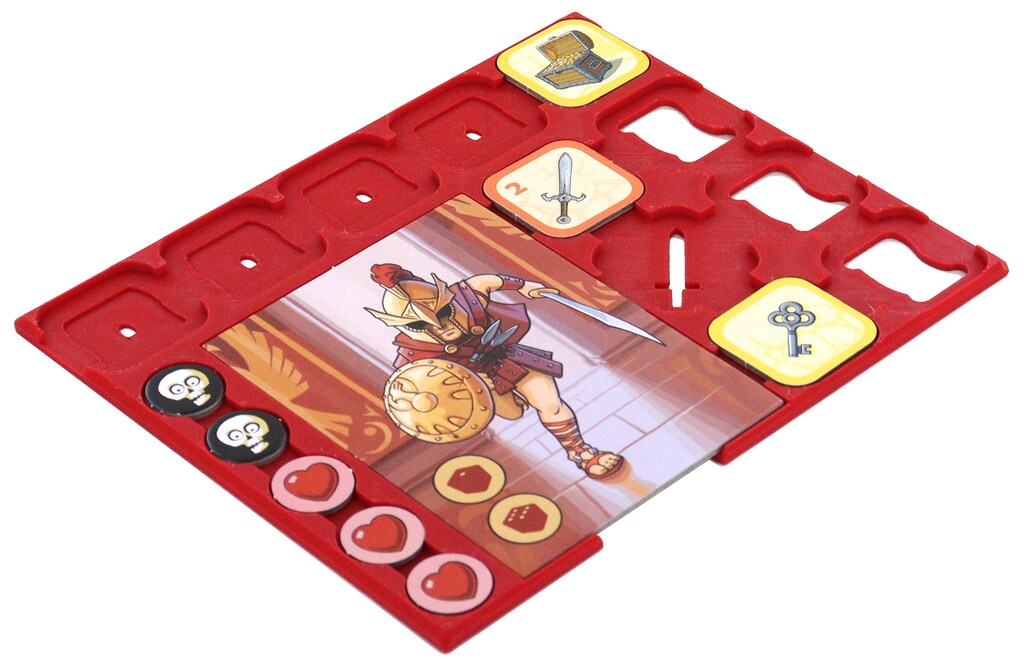 Feldherr Hero Dashboard - Confezione Da 4 Plance In Plastica Per Gioco Da Tavolo Mice And Mystics - Organizzatore Per Carte E Segnalini