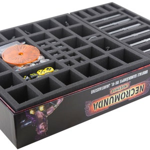 Foam tray set for Necromunda - Underhive boardgame box