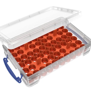 Feldherr Farbhalter Set kompatibel mit 4l Really Useful Boxes - 56 Citadel Farbtöpfchen (18 ml / 24 ml)