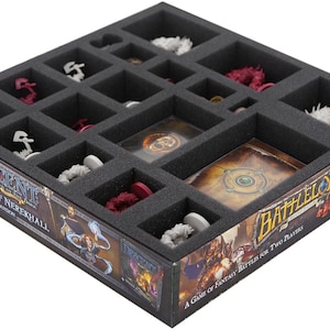 Feldherr Schaumstoff-Set kompatibel mit Descent - Reise ins Dunkel 2. Edition - Nebel von Bilehall Brettspielbox