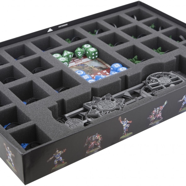 Feldherr foam kit for the Blood Bowl 2016 boardgame box