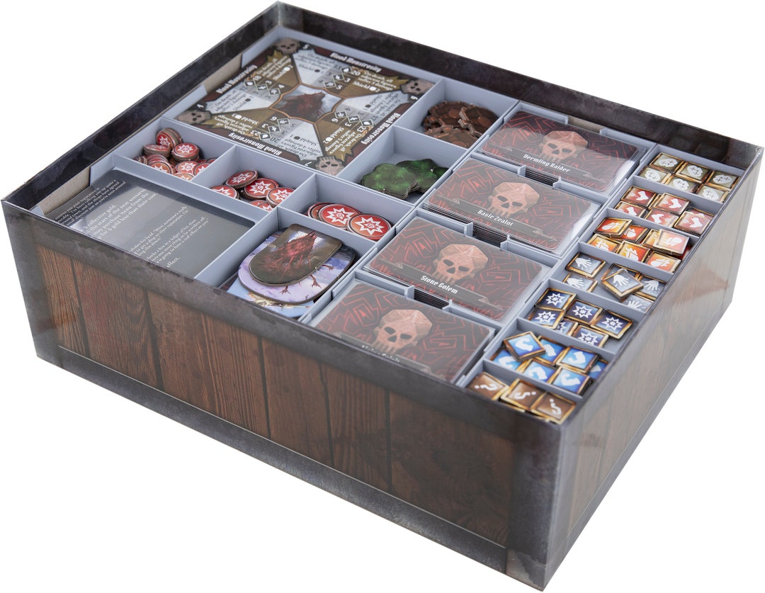 Feldherr Schaumstoffeinlage Für War Dogs – Maßgeschneidertes Insert Für Zwei Miniaturen (Half-Size)