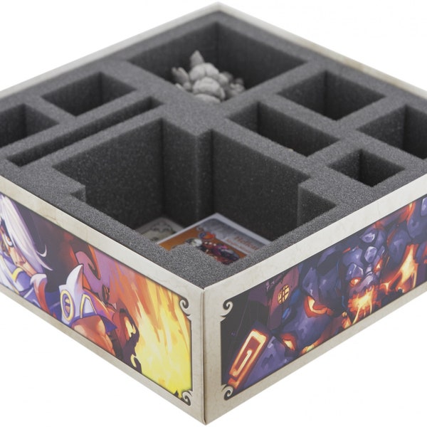 Foam tray Value Set for Arcadia Quest - Whole Lotta Lava board game box