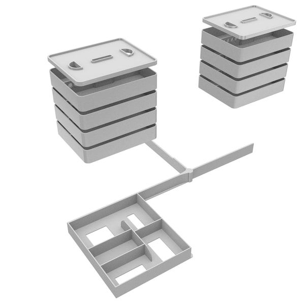 Feldherr Organizer Insert Upgrade-Set für Infinity Defiance - Grundspielbox