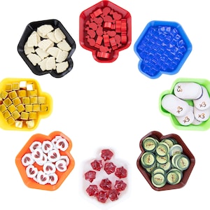 Jeu de 16 pièces de valeur Feldherr plateau à jetons SHELL Classic