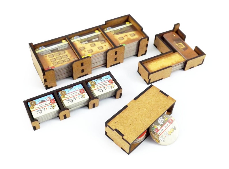 Boardgame Organizer Insert for The Colonists and expansion Ante Portas image 10