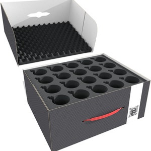 Feldherr Lagerbox FSLB150 kompatibel mit 40 Christbaumkugeln / Weihnachtskugeln Durchmesser 50 mm
