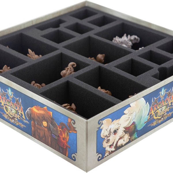 Feldherr foam set for Arcadia Quest - Riders - board game box
