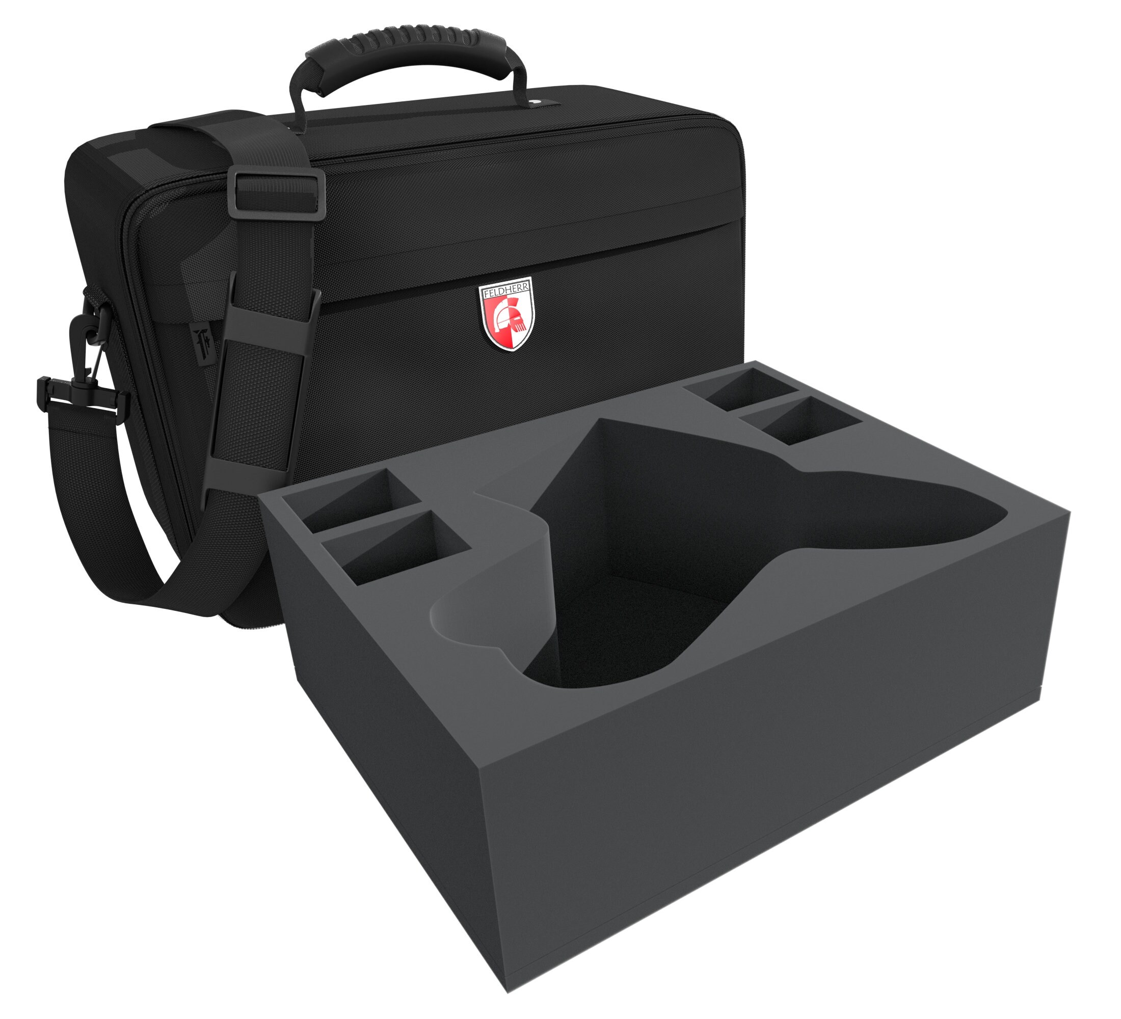 Feldherr Schaumstoff-Insert Für Runebound (3. Edition) – Sortiereinlage Mit Deckel Für Die Originalbox