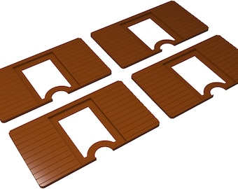 4er Set Feldherr Helden Dashboard kompatibel mit HeroQuest (2021)
