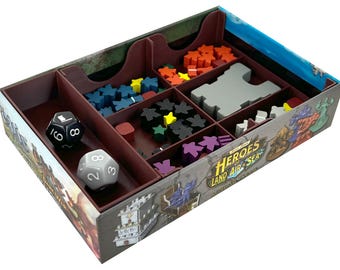 Feldherr Organizer Für Tiny Epic Defenders – Brettspiel-Insert Aus Kunststoff, Sofort Einsatzbereit