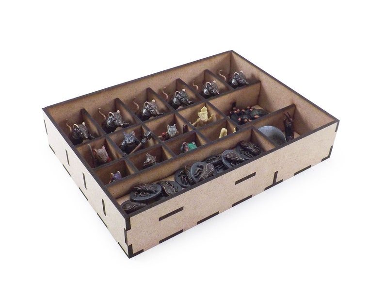 Brettspiel Organizer kompatibel mit Maus und Mystik und ErweiterungHerz des Glürm Bild 2