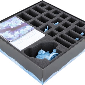 Feldherr foam set + card holder for HeroQuest (2021) - The Frozen Horror - board game box