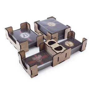 Brettspiel Organizer kompatibel mit Maus und Mystik und ErweiterungHerz des Glürm Bild 4