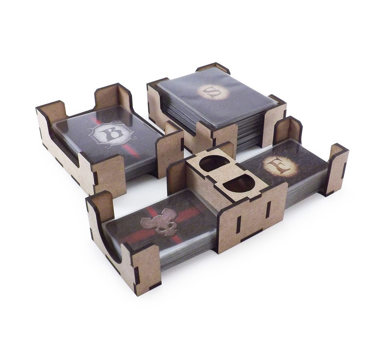Brettspiel Organizer kompatibel mit Maus und Mystik und ErweiterungHerz des Glürm Bild 4