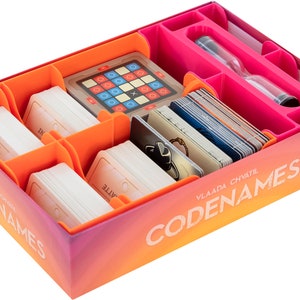 Feldherr Organizer Insert for Codenames - board game box