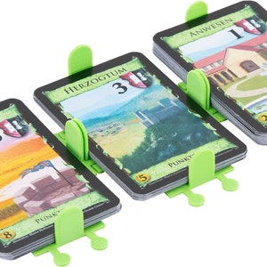 3er Set Feldherr Kartendeckhalter kompatibel mit Dominion - Punktekarten