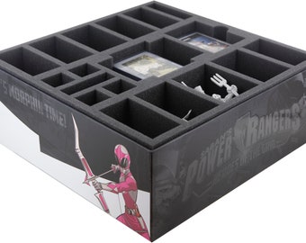 Feldherr foam set for Power Rangers - Heroes of the Grid - board game box