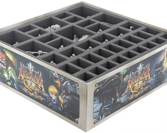 Foam tray value set for Arcadia Quest board game box