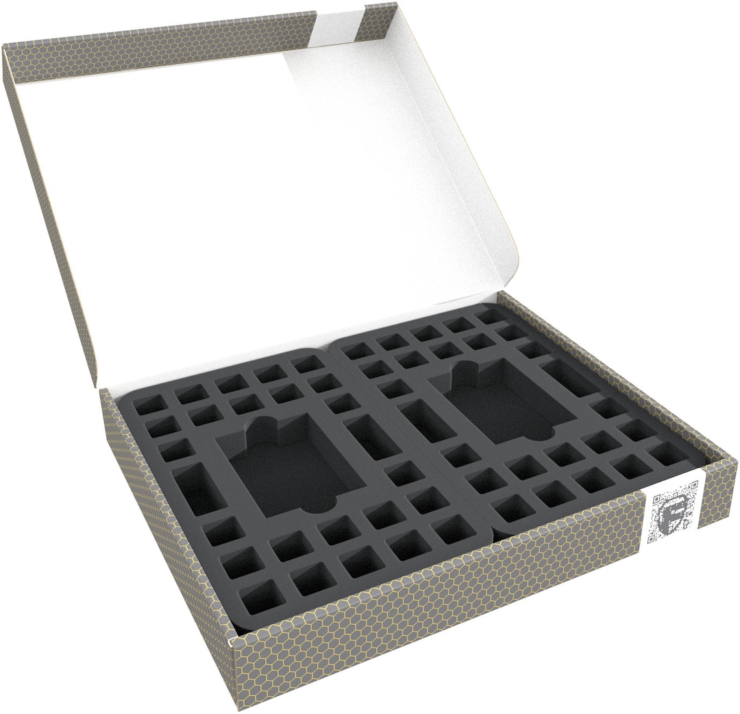 Boîte Rangement Feldherr FSLB040 Pour 25 Figurines 30mm