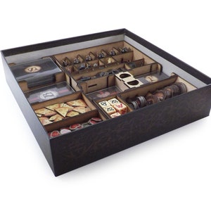 Brettspiel Organizer kompatibel mit Maus und Mystik und ErweiterungHerz des Glürm Bild 1