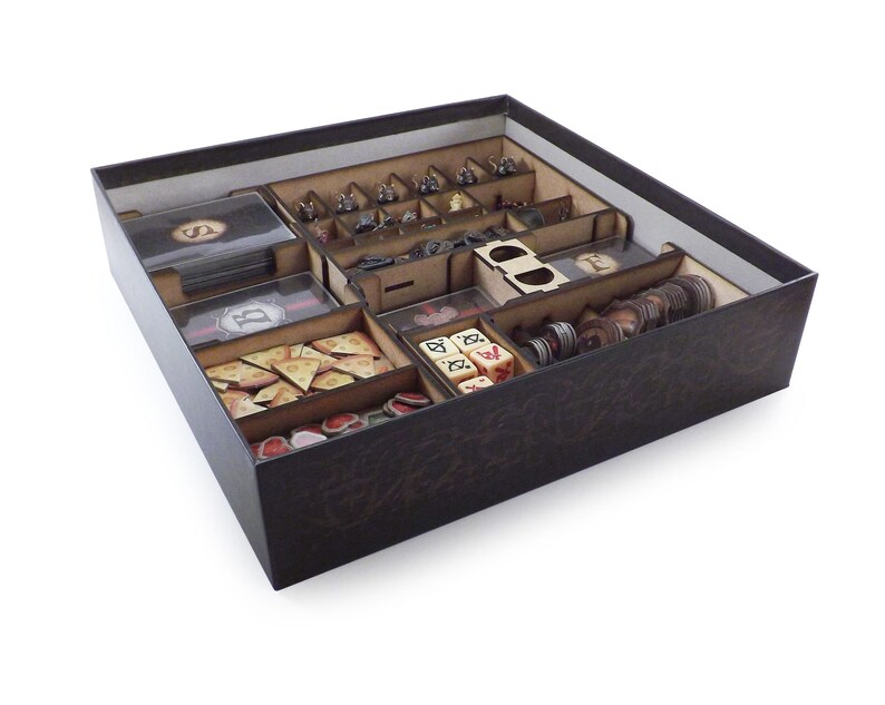 Brettspiel Organizer kompatibel mit Maus und Mystik und ErweiterungHerz des Glürm Bild 1