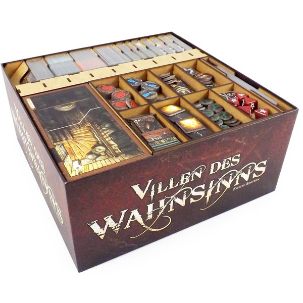 ORGANIZADOR INTERNO PARA EL JUEGO DE MESA MANSIONES DE LA LOCURA 2ª