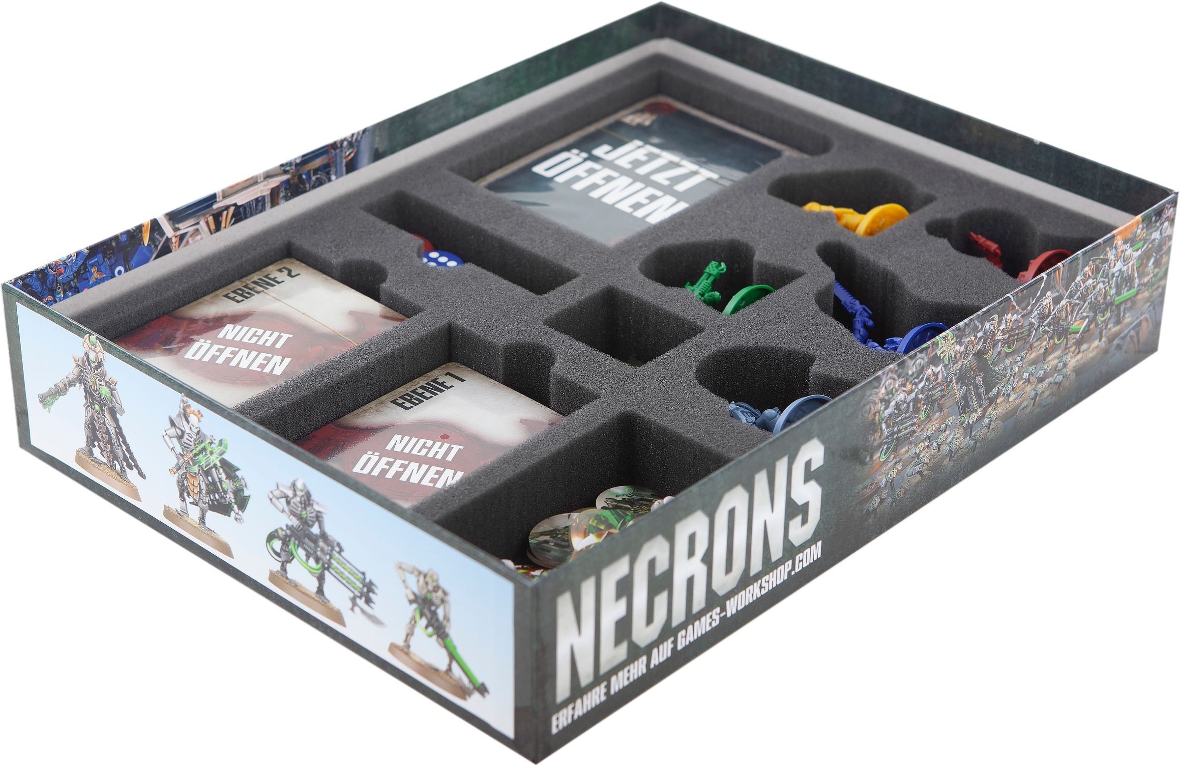 Feldherr Schaumstoff-Set kompatibel mit Space Marine Adventures - Im Labyrinth der Necrons - Brettspielbox