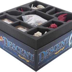 Feldherr Schaumstoff-Set kompatibel mit Descent - Reise ins Dunkel 2. Edition - Grundspiel-Box