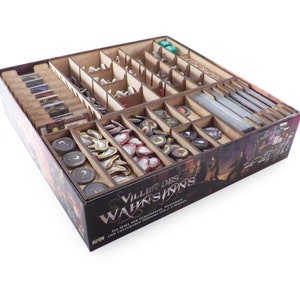 Brettspiel Organizer kompatibel mit Descent - Reise ins Dunkel 2. Edition - Labyrinth des Verderbens