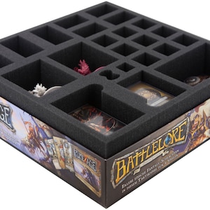 Feldherr Schaumstoff-Set kompatibel mit Descent - Reise ins Dunkel 2. Edition - Labyrinth des Verderbens Brettspielbox