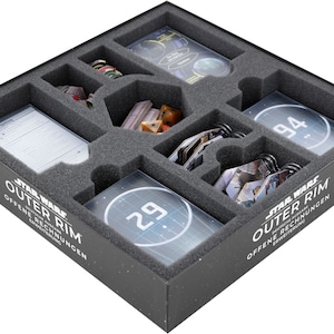 Feldherr Schaumstoff-Set kompatibel mit Star Wars - Outer Rim - Offene Rechnungen - Brettspielbox