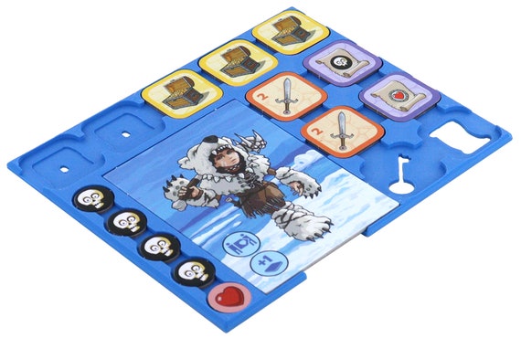 Feldherr - 4 Plance Eroe In Plastica Per Il Gioco Da Tavolo Mice And Mystics. Organizer Per Carte, Gettoni E Fogli Personaggio. Stampato In 3D In Germania. - 3