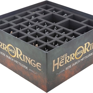 Feldherr Schaumstoff-Set kompatibel mit Der Herr der Ringe - Reise durch Mittelerde - Brettspielbox