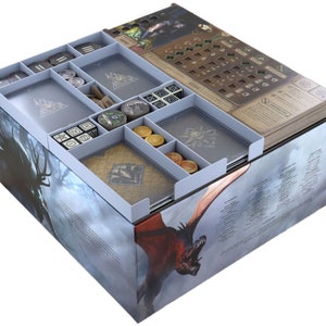 Feldherr foam set with Organizer Insert for The Witcher - Old World - Deluxe Edition - board game box