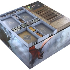 Feldherr Schaumstoff-Set mit Organizer Insert für The Witcher - Old World - Deluxe Edition - Brettspielbox