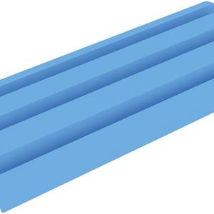 Feldherr plastic rack compatible with Rumikub Large Numbers Edition - 3 slots