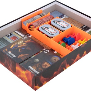 Feldherr Organizer kompatibel mit Flash Point - Flammendes Inferno - Brettspielbox