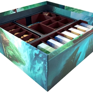 Feldherr Organizer kompatibel mit Schlafende Götter - Kickstarter Version (Karten in Schutzhüllen) - Grundspielbox